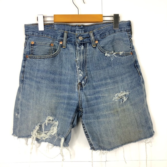 Levi's Pants - Vintage Levi’s 516 Distressed Shorts Sz 32